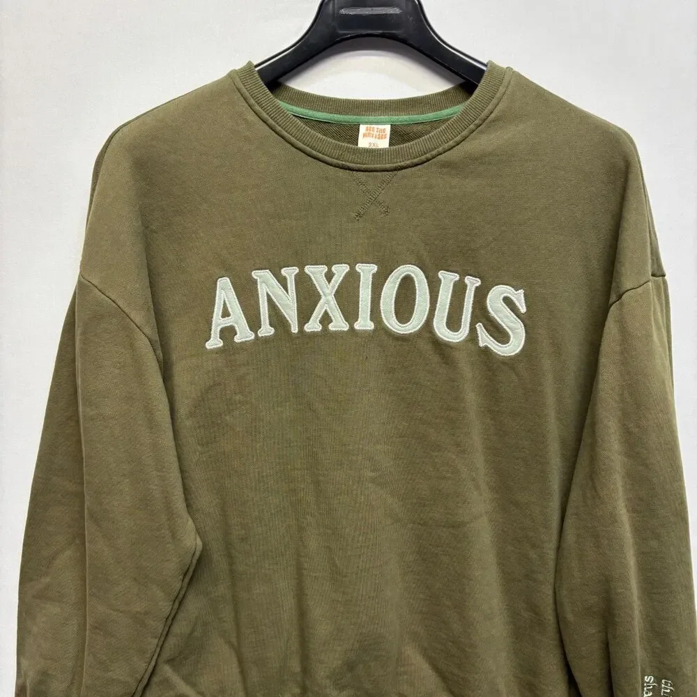 See The way I see Adult Unisex Pullover Sweatshirt Size 2XL Anxious D121 -17